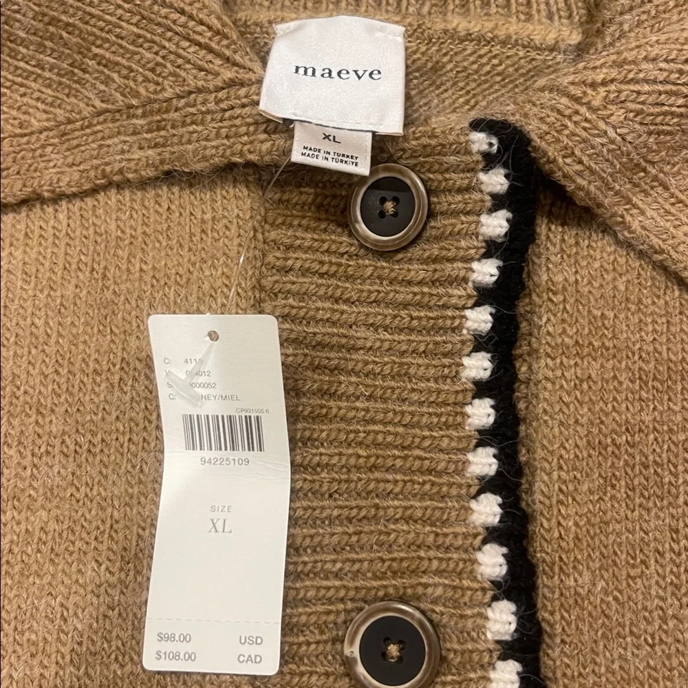 NWT Maeve Sleeveless Collared Sweater Vest - Picture 5 of 7
